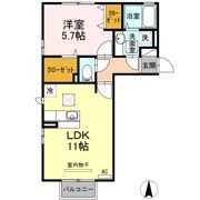 エース スクエア妻崎の間取り画像