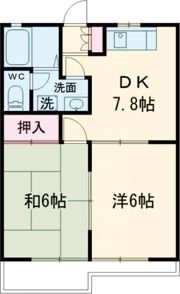 インペリアル河辺の間取り画像