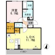 グランビューコート Aの間取り画像