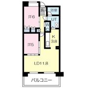 三向ハイツ元今泉の間取り画像