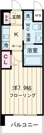 アルファレガロ甲南山手の間取り画像
