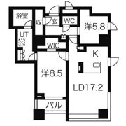 プライムメゾン大通公園の間取り画像