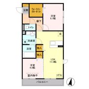 ディアコートの間取り画像