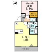 セジュール保塚Bの間取り画像