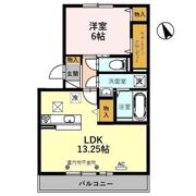 Clarinet K（ｸﾗﾘﾈｯﾄ ｹｲ）の間取り画像
