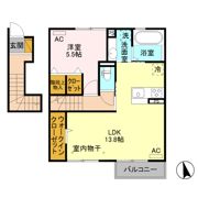 La・Monte横山(ラモンテ横山)の間取り画像