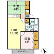 セジュール下桶 A棟の間取り画像