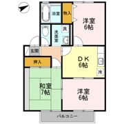 ヴィラクレスト B棟の間取り画像