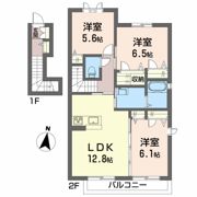 シャーメゾン ブルームステージA棟の間取り画像