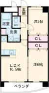 E．POPULARⅡの間取り画像
