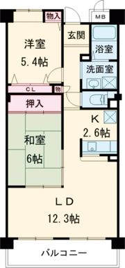 CASA・はなみずきの間取り画像