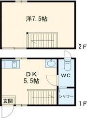 ikka吉田 C棟の間取り画像