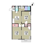 ブループラム長渕イーストの間取り画像