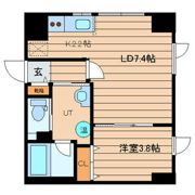 レガート東区役所前A棟の間取り画像