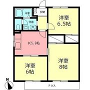 メイプルハイツAの間取り画像
