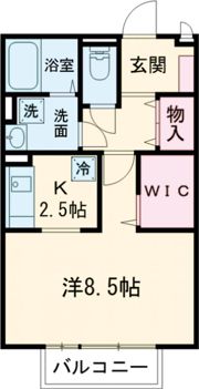 パルティール・パレス B棟の間取り画像
