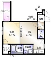 フジパレス箱殿町の間取り画像