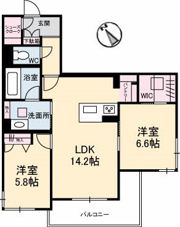 メゾン府中南の間取り画像