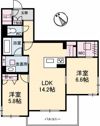 メゾン府中南の間取り画像