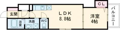 LEPUS御厨 Aの間取り画像