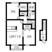 ラ・カーサ・サリーレの間取り画像