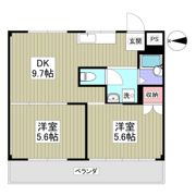 只見ハイツの間取り画像