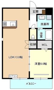 エミネンスⅢの間取り画像