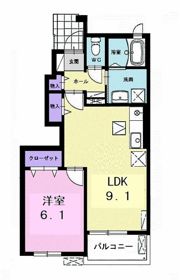ルミエール・フヂエAの間取り画像