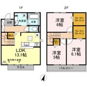 カメリア狐ヶ崎の間取り画像