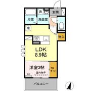 D-room竹下 B棟の間取り画像