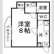 クレフラスト台原駅前ⅡAの間取り画像
