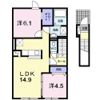 ユニゾンの間取り画像