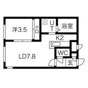 ru-bi-5(ルービーファイブ)の間取り画像