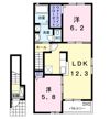 クオーレBの間取り画像