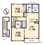 グリナージュⅡ?の間取り画像