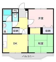 エヴァマンション高山の間取り画像