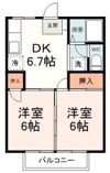 ライズイング追分Bの間取り画像