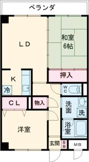 クレスト本町の間取り画像