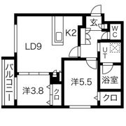 ONE-kikusuiの間取り画像