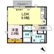 アベニーレ Ⅱの間取り画像