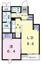 オーシャン幸 NCの間取り画像