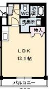JRBハイツふしのの間取り画像