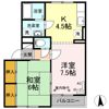 グリーンライフ桂木 Bの間取り画像