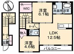 シャーメゾン フルリールの間取り画像