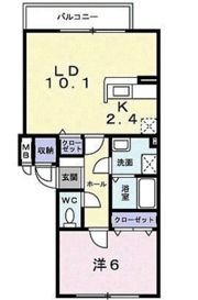 アンジュ中島の間取り画像