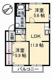 ディアス和田の間取り画像