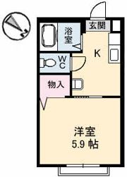 ベルメゾンの間取り画像