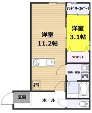 ラビアン・ローゼⅠ棟の間取り画像