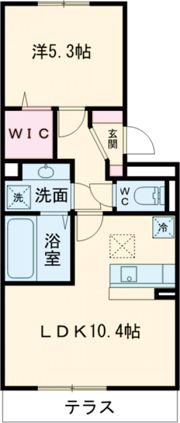 Central Park三ヶ森の間取り画像
