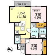 メゾンド・グロウ23の間取り画像